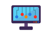 Monitor Flat Icon, an Icon by Pexelpy (Thumbnail 1 of 2)