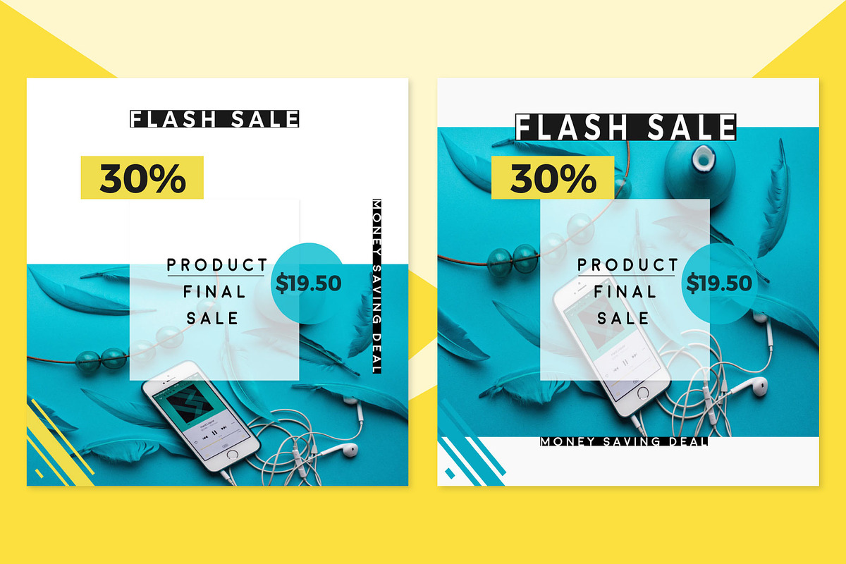Instagram salesman post bundle 2020, a Social Media Template by designbydi (Photo 5 of 8)
