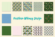 Cozy Cats, Books & Houseplants, a Pattern Graphic by Northern Whimsy Design (Thumbnail 2 of 4)