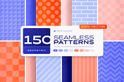 150 Geometric Seamless Patterns Set, a Pattern Graphic by Samolevsky (Thumbnail 20 of 20)