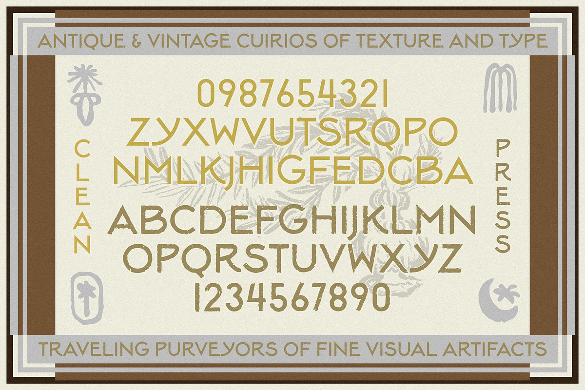 Lotus | Egyptian Sans, a Sans Serif Font by Artifact Bazaar (Photo 2 of 6)