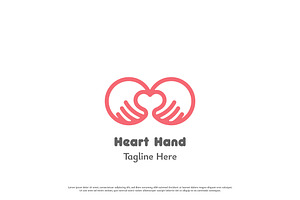 Hand Help Support Logo Design Icon, a Branding & Logo Template by Morvana Crew