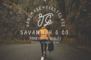 Savannah & Co ~ Hand Drawn Font, a Sans Serif Font by Greenhouse Supply Co (Thumbnail 1 of 4)