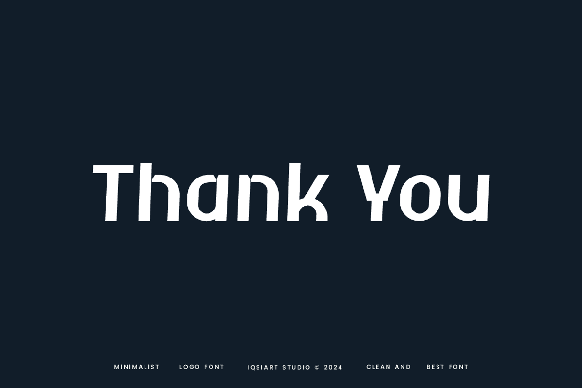 Glafont - Minimal Logo Font, a Sans Serif Font by Iqsiart Studio (Photo 6 of 6)