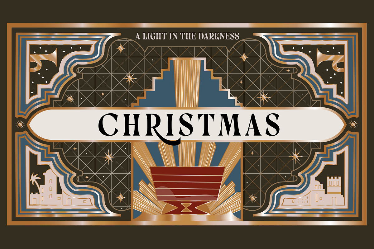 Christmas Sermon Series Brand Kit, a Presentation Template by The Trough Co. (Photo 1 of 6)