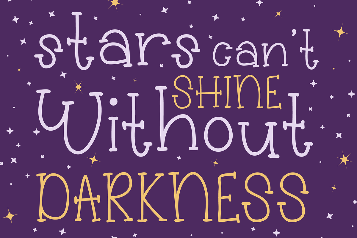 Wild Twilight Cute Typewriter Font, a Serif Font by Dancing with Ink (Photo 17 of 19)