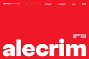 Alecrim, a Sans Serif Font by Latinotype (Thumbnail 1 of 12)