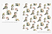 Christmas cats seamless pattern set, a Pattern Graphic by Patishop Art (Thumbnail 5 of 9)