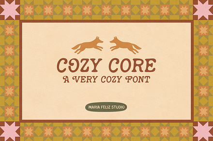 COZY CORE | SWEET COZY FONT, a Serif Font by Maria Feliz Fonts
