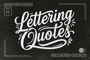 Lettering Quotes + PSD Effect, an Object Graphic by Design Squad (Thumbnail 1 of 4)