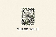 Modern Abstract Botanical Prints, a Wallpaper Graphic by Helospace (Thumbnail 10 of 10)