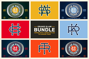 Champion Monograms-Grand Slam Bundle