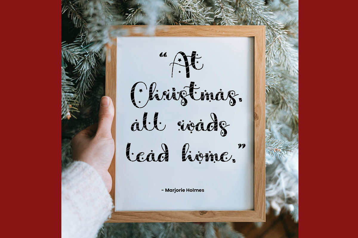 For & After | Christmas Font Duo, a Script Font by Jadatype.id (Photo 3 of 12)