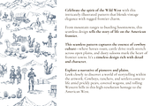 Cowboy Country Toile de Jouy Pattern, a Background Graphic by Hughes Studio (Thumbnail 3 of 8)