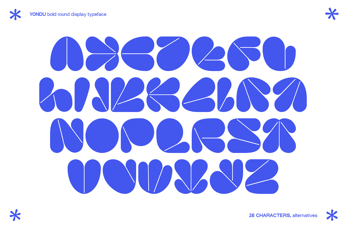 YONDU bold round display typeface, a Font by MDP TYPEFACES (Photo 2 of 6)