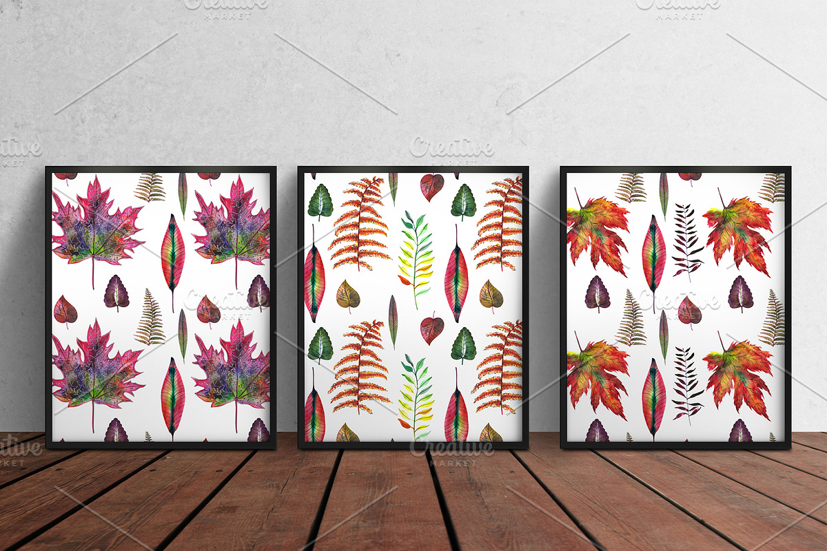 Autumn leaves, a Texture Illustration by Art AleshkaK (Photo 3 of 10)