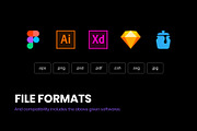 2000+ Isometric Icons Set, an Outline Icon by Brickclay (Thumbnail 4 of 37)