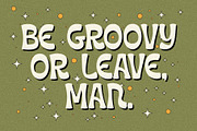 Weirdtopia - Groovy Retro, a Sans Serif Font by Invasi Studio (Thumbnail 2 of 10)