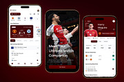 Scory Live Football Scores Mobile, an UI Kit Template by Creative Perspective (Thumbnail 7 of 7)