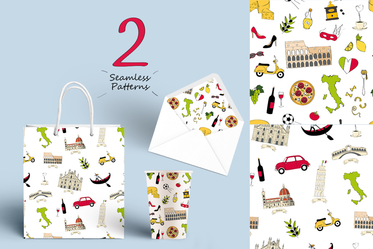 Travel set - Italy, a Graphic by Alina Tsesarskaya (Photo 4 of 4)