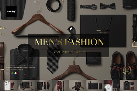 Men's Fashion Mockup Set