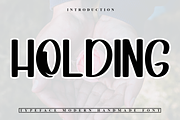 Holding, a Sans Serif Font by InermediaSTUDIO (Thumbnail 1 of 7)