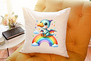 Baby Dinosaur Clipart Set, an Illustration by Sublimation Artist (Thumbnail 6 of 6)