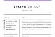 Resume Template CV for Word, a Resume Template by GResume (Thumbnail 6 of 7)