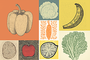 Stamped Foods, a Texture Graphic by Picturesque Stories (Thumbnail 2 of 8)