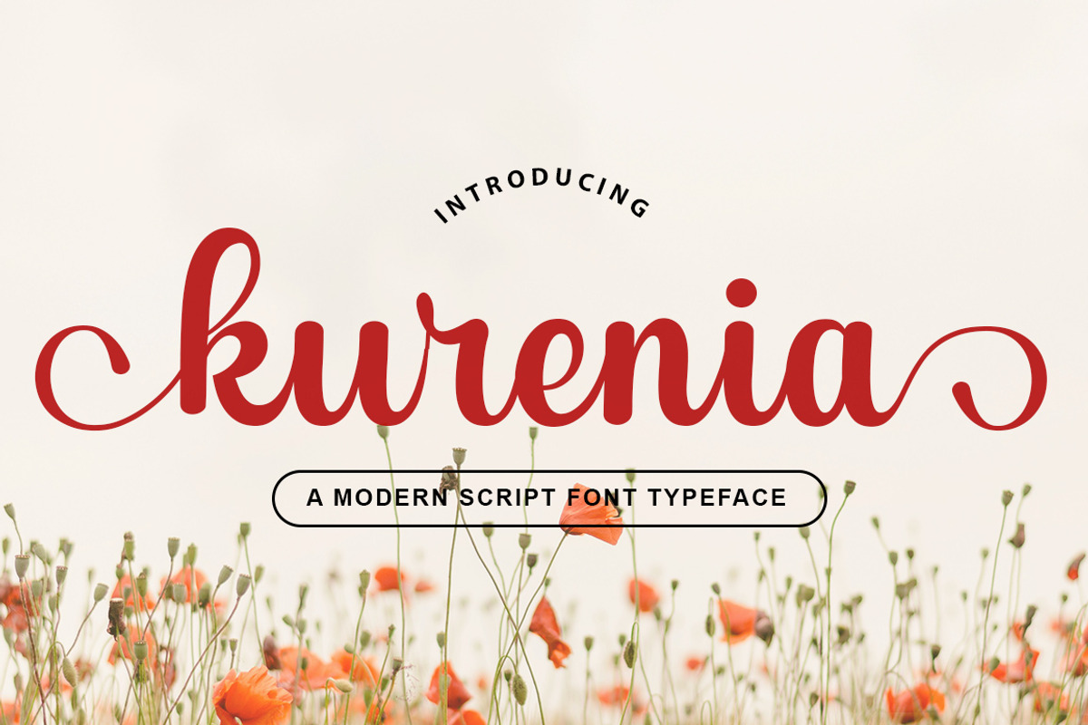 Kurenia, a Script Font by Gatype (Photo 1 of 10)