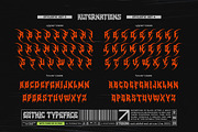 Sad Rock Typeface, a Blackletter Font by alit design (Thumbnail 10 of 20)