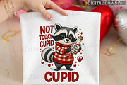 Faux Crochet Funny Raccoon Valentine, an Illustration by OK Design (Thumbnail 6 of 6)