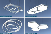 Sci-Fi Lamps Set 1, a Furniture 3D Model by 3DCaster (Thumbnail 3 of 6)