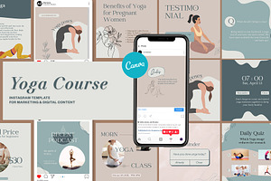 Yoga Instagram | CANVA Template