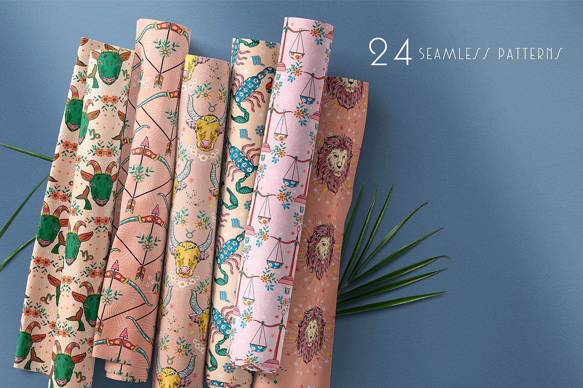 ZODIAC COLLECTION, a Pattern Graphic by MSNTY STUDIOX (Photo 10 of 21)