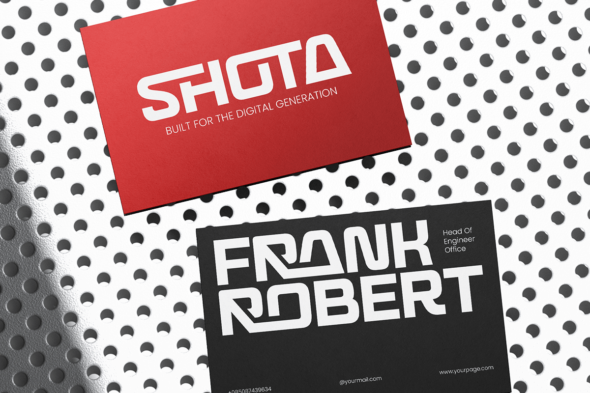 Crane - Unique Technology Logo Font, a Sans Serif Font by TokoPress (Photo 7 of 13)