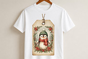 Vintage Christmas Gift Tags Bundle, a Transportation Illustration by Digital Artistic99 (Thumbnail 6 of 9)