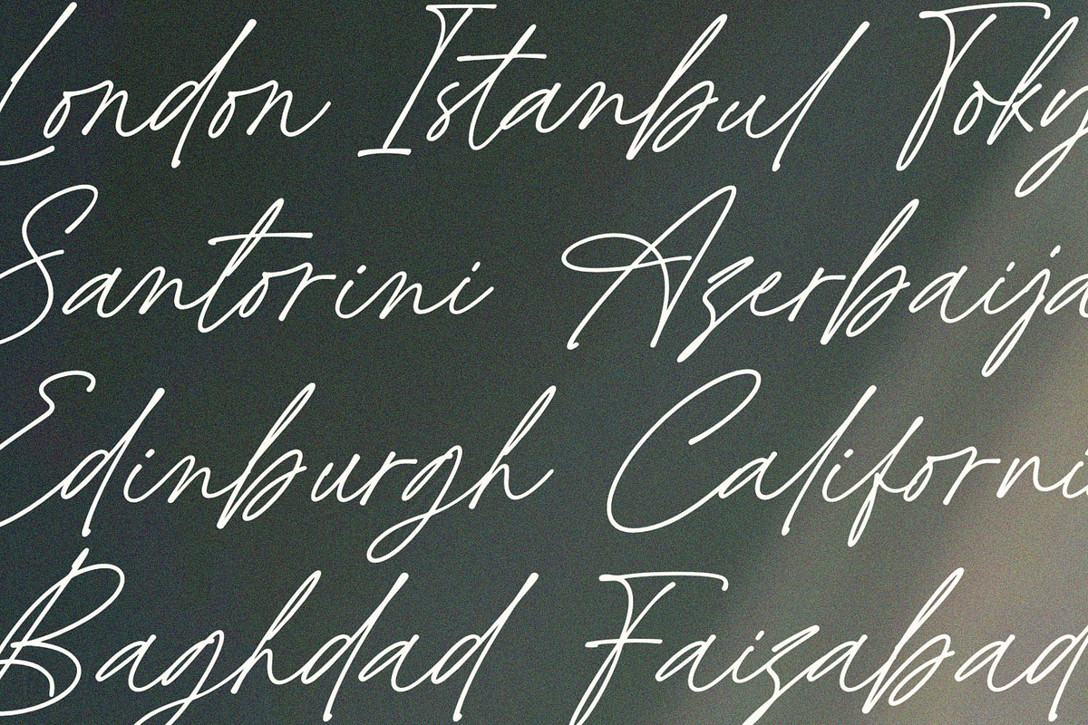 Angellica Signature - Script Font, a Script Font by Subectype Studio (Photo 2 of 9)