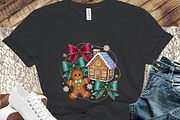 Brushstroke Gingerbread Christmas, an Illustration by designcity5 (Thumbnail 3 of 8)