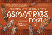 Asmatribe Font, a Handwritten Font by Fontcamp Type Foundry (Thumbnail 12 of 12)