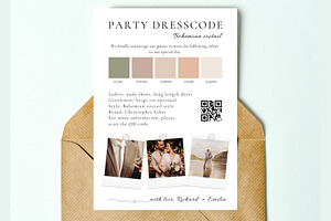 Guest Dresscoode, Mood Board Card