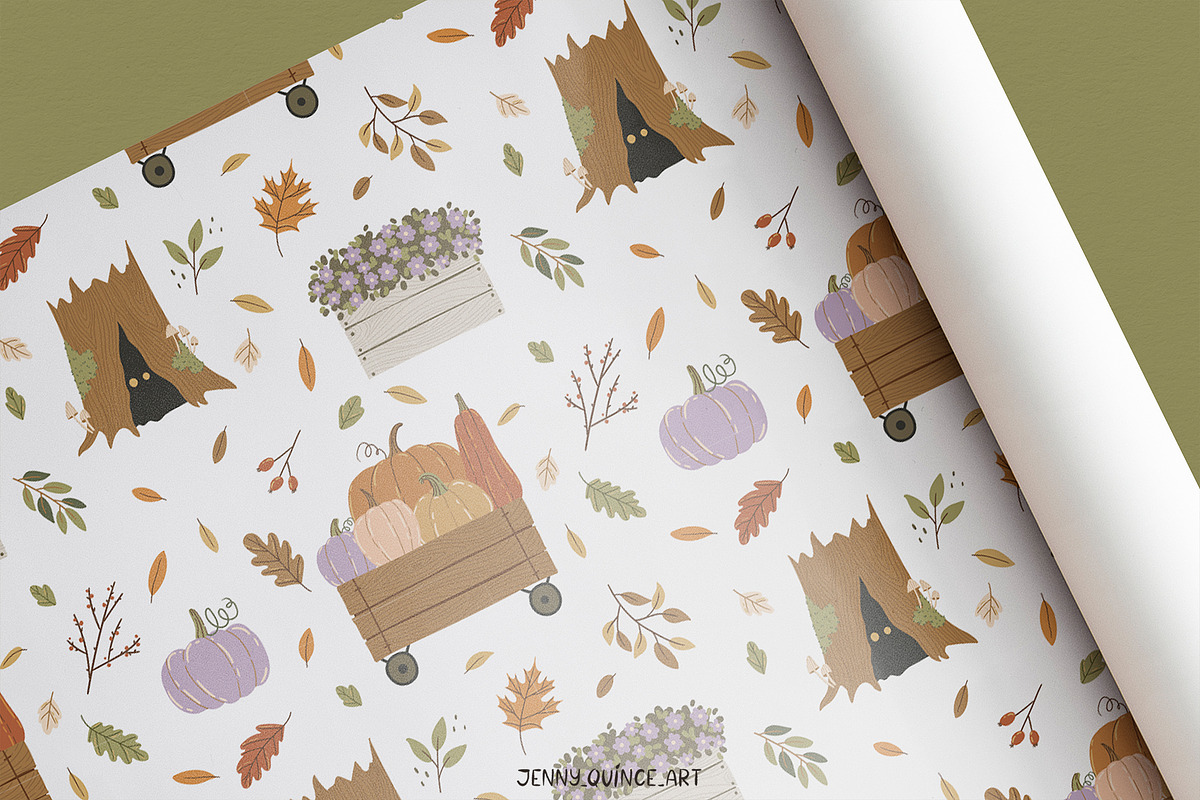 Halloween Vector Clipart & Patterns, a Decorative Illustration by Jenny Quince (Photo 12 of 14)