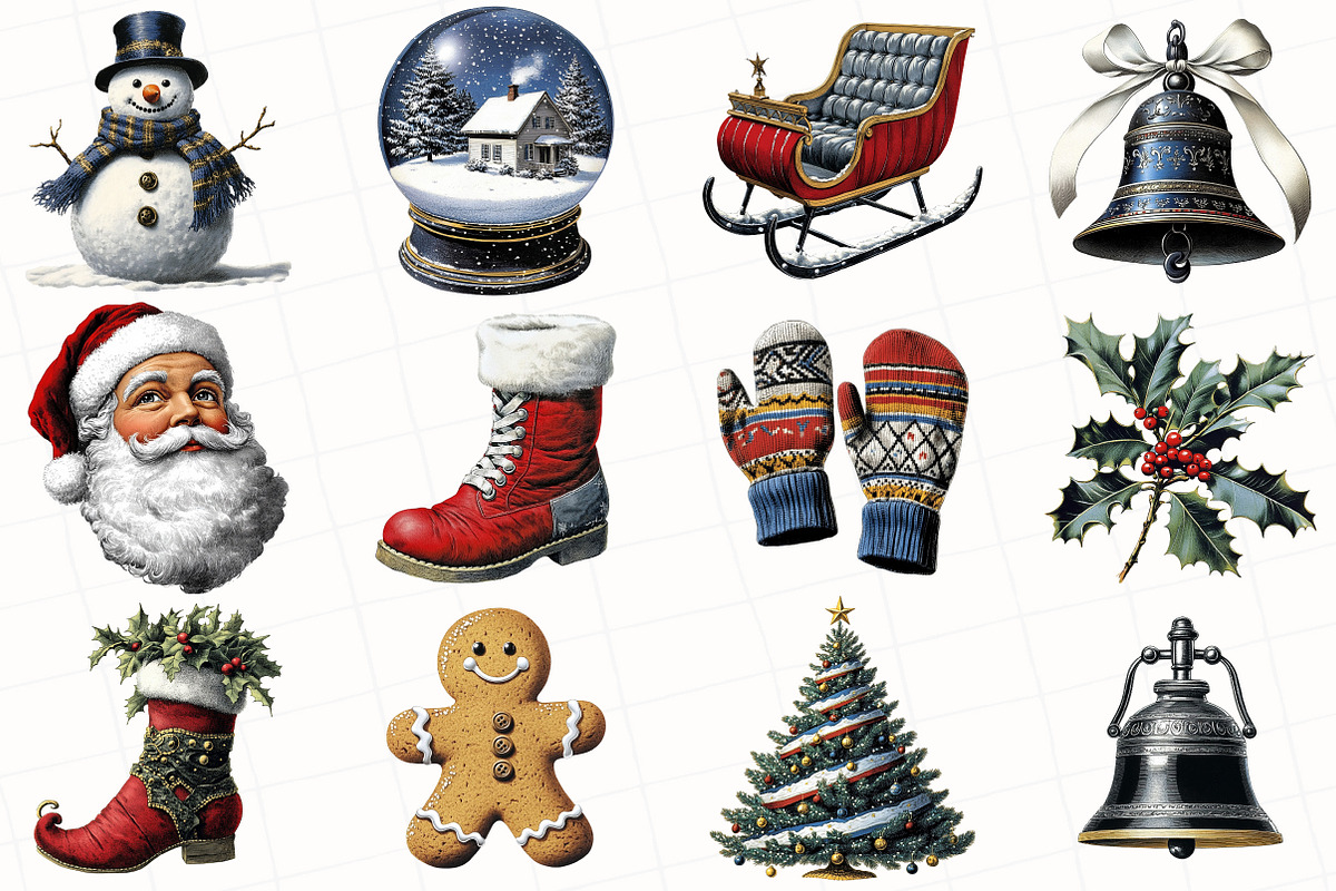 Christmas Clipart, an Illustration by OK Design (Photo 5 of 6)