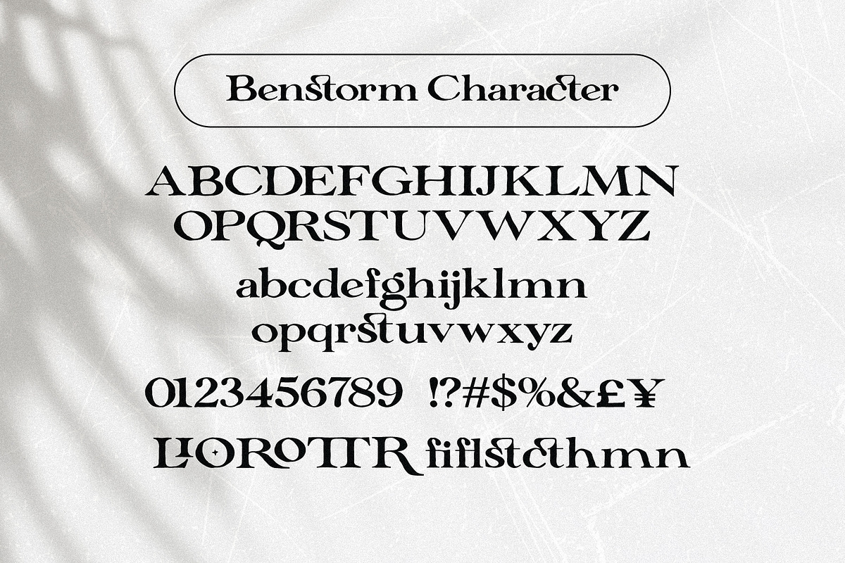 Benstorm Obvious - Organic Serif, a Handwritten Font by Lettermine (Photo 9 of 10)