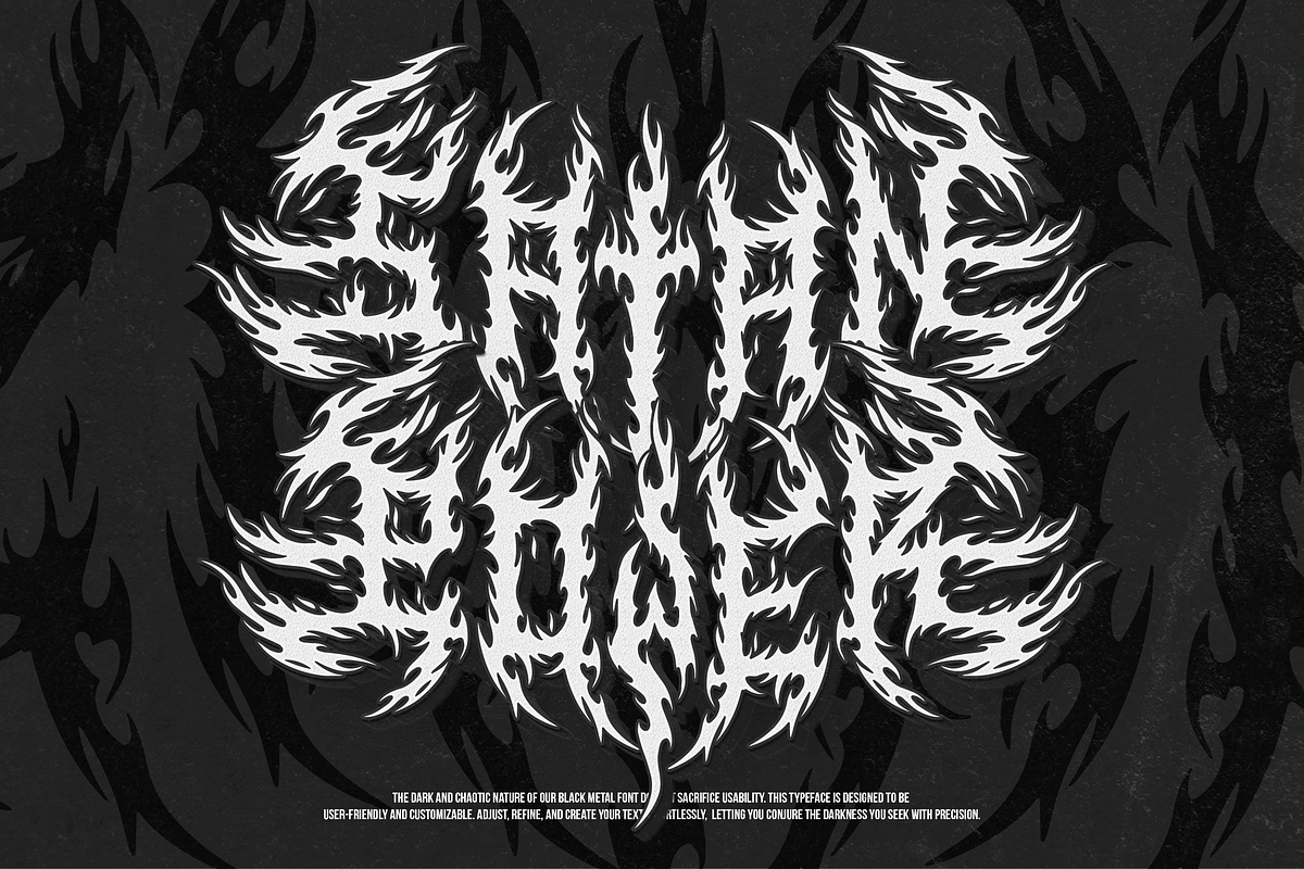 Vornath | Black Metal Font, a Blackletter Font by Denustudios (Photo 3 of 12)