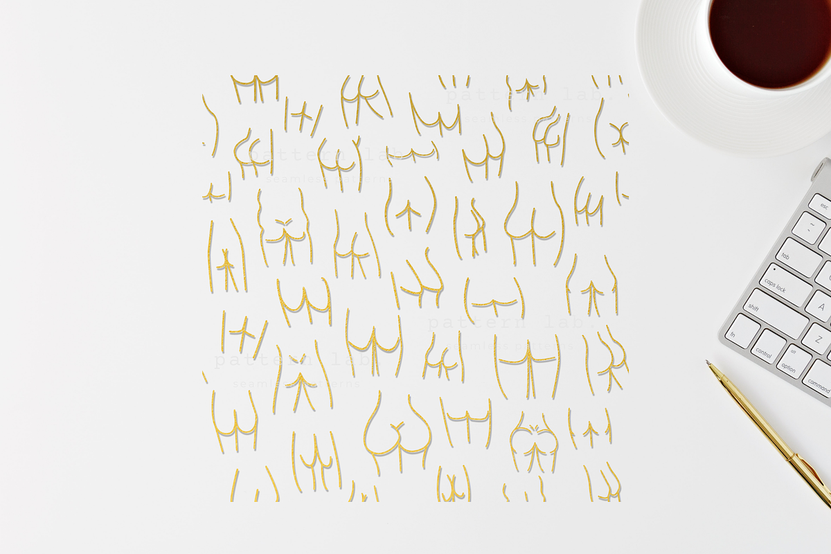 Butts Cut file svg dxf eps png, a Pattern Graphic by PatternLab.