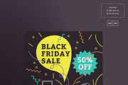 Black Friday Flyer Template Bundle, a Flyer Template by Amber Graphics (Thumbnail 3 of 19)
