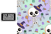 Cute Kawaii Halloween Background, a Background Graphic by Coco Bloom (Thumbnail 6 of 8)