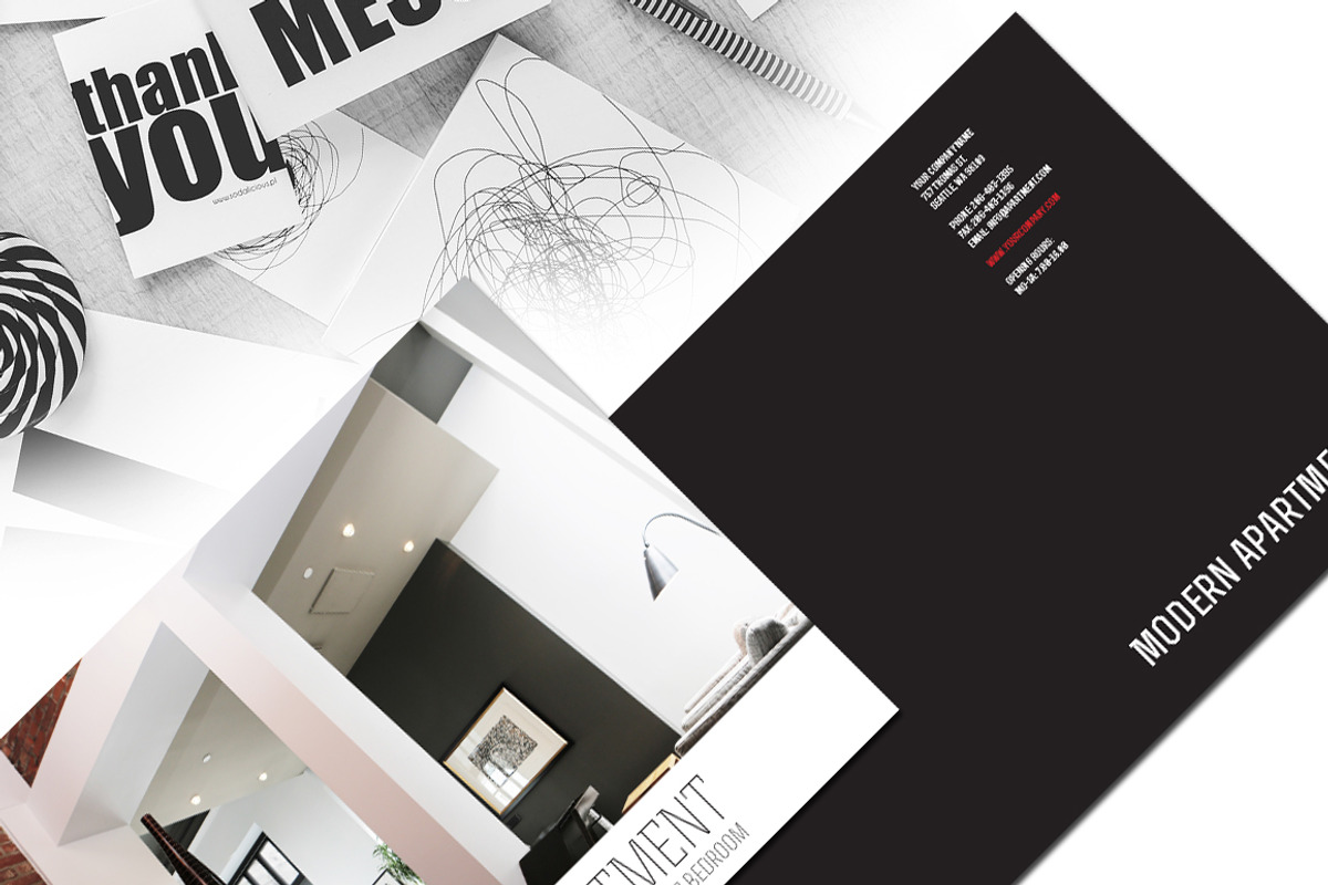 Indesign Modern Apartment Brochure, a Brochure Template by KatjaPotokar (Photo 2 of 3)
