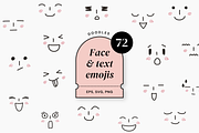 Face & text emojis, an Emoji Icon by Pinkbrush (Thumbnail 1 of 6)